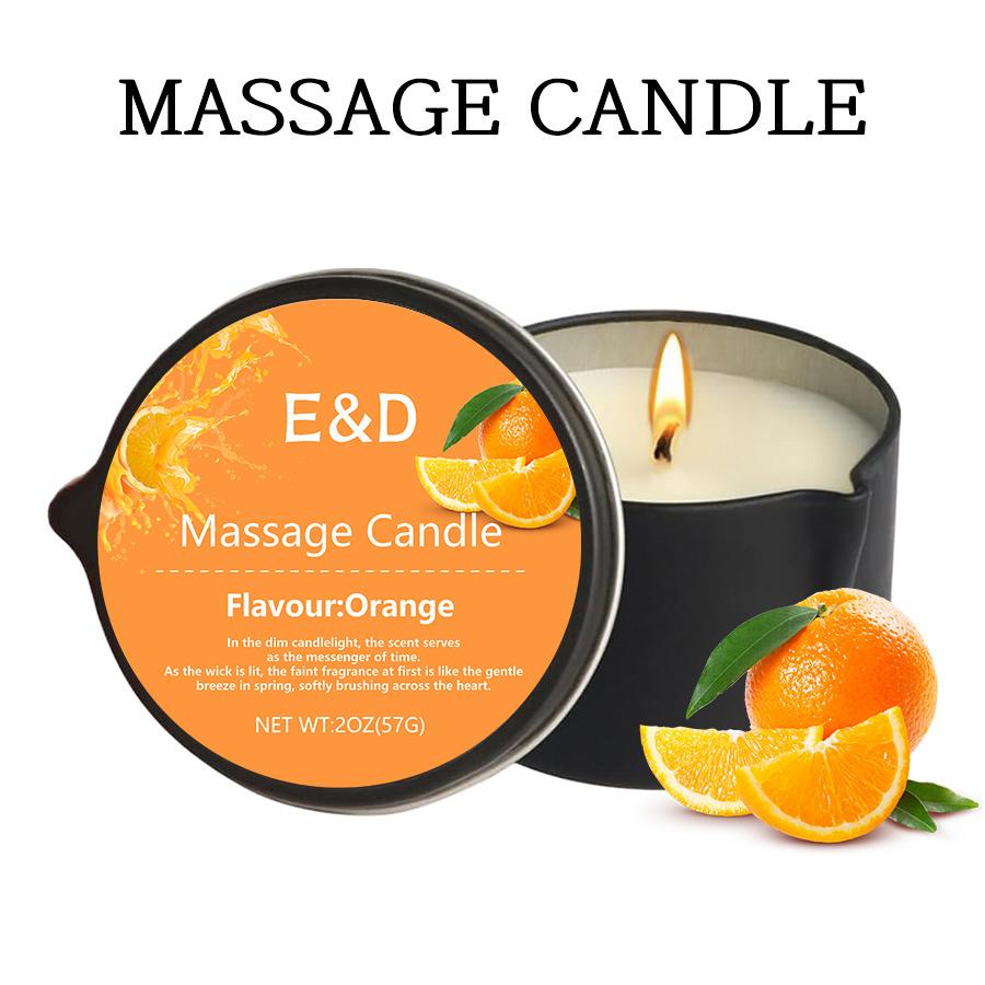 Massage Candle -Essential Oil, For Meditation, Yoga, SPA, Unisex Party Favor & Small Gift, Christmas and Halloween Gifts-2oz
