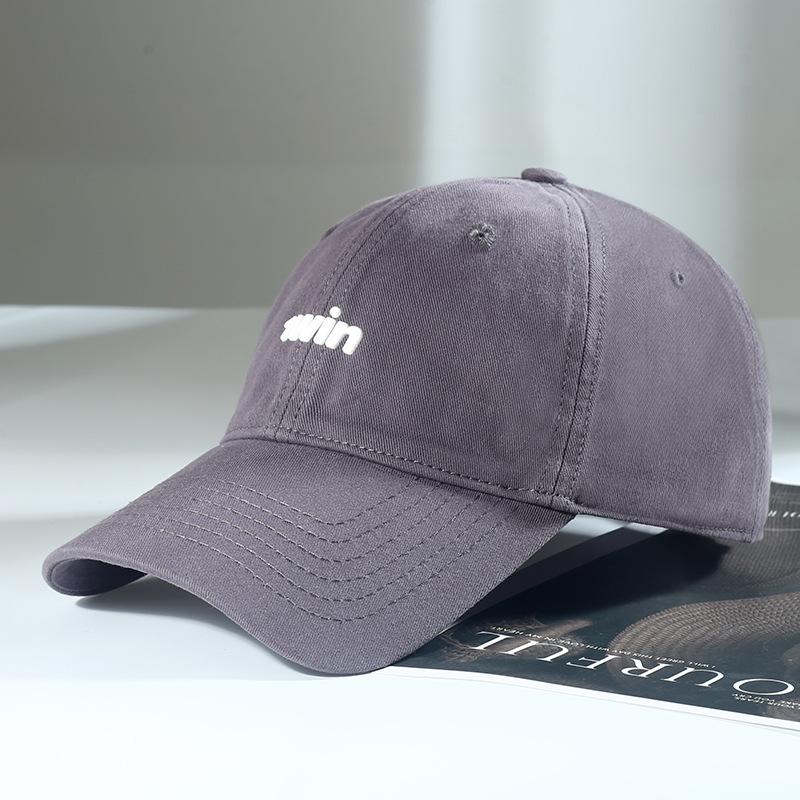 Fashion Hat Women's New Soft Top Baseball Cap Korean Version Trendy Fashion Couple Simple Candy Color Sunscreen Cap Men