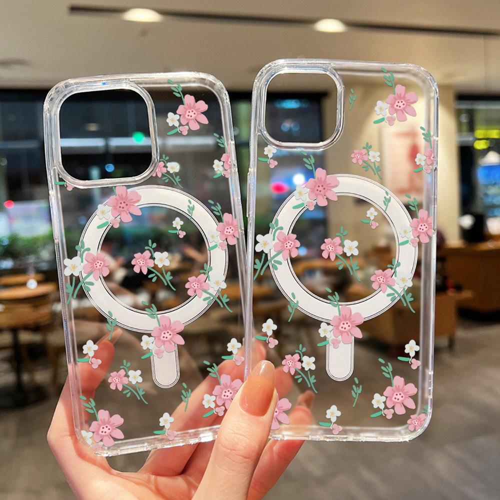 Magnetic Phone Case for iPhone 12 14 16 17 Pro 17 16 15 14 13 12 Pro Max  12 13 14 15  16 High Quality Shockproof Shell Full Protection Cute Style