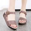 Women Summer Elevator Sandals Dressy Casual Girls Platform Height Increase Open Toe Sandals Over Sized