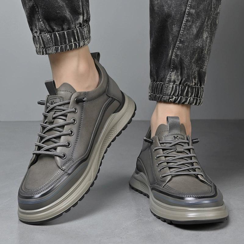 2026 New Men's Leather Casual Shoes Four Seasons Fashion Lightweight Business Shoes Men's Soft Sole Plus Size Men's Shoes 39-44
