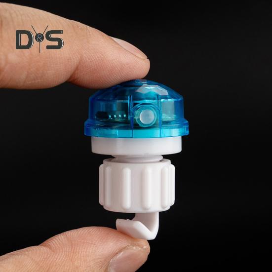 Lot de 2 lampes d'alarme de pêche, haute sensibilité, capteur de touche de canne à pêche de nuit, indicateur de touche électronique, lampe LED, accessoires de pêche