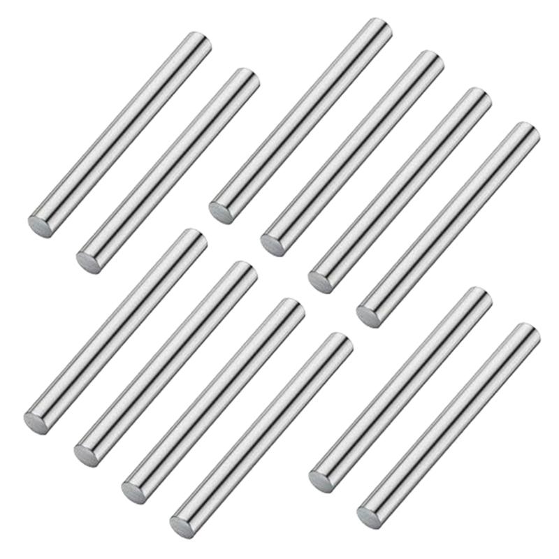 Corrosion Protection Anode Rods, 12 Pack Round Rod Set for Replacement Stock, Maintenance Supply, and Service Shelf Storage Support