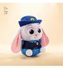 Zootopia Judy and Nick Plush Toy Set - Chubby Fox and Leopard Police Officer Dolls