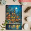 2D Flat 1pc, Enchanted Lakeside Iron Metal Decorative Sign, 8X12 Inch Vintage Aesthetics, for Fantasy Art Style, Suitable for Living Room, Bedroom, Po