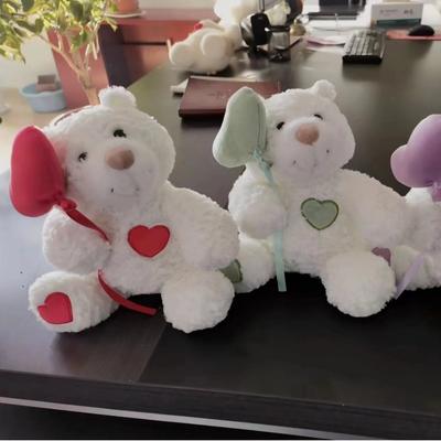 Ours en peluche Ours Ballon Ours Poupée Jouet en peluche Mignonne Poupée de chiffon Cadeau de mariage Saint-Valentin