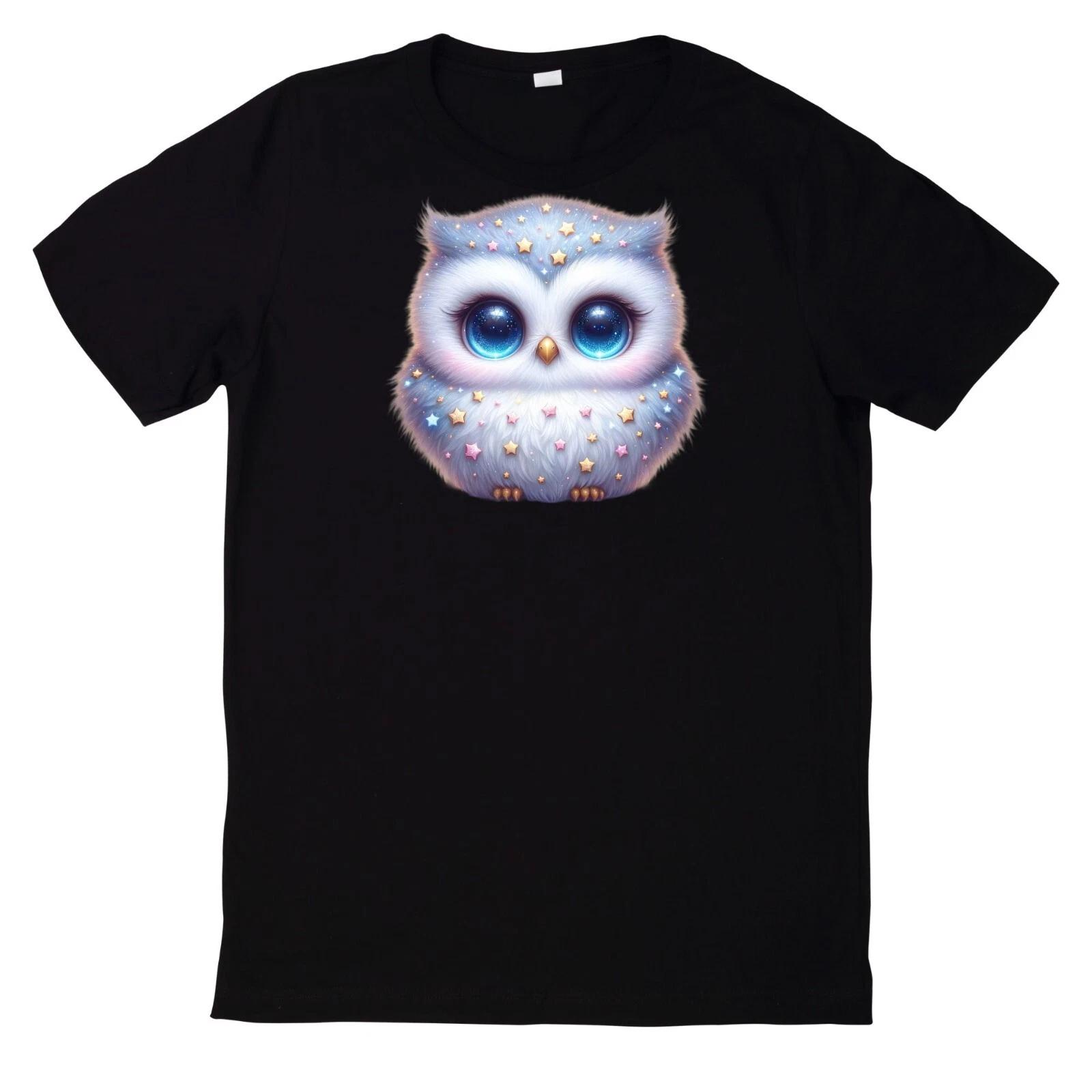 Cute Sparkly Cute Owl T Shirt- S