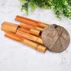 Coconut Shell Wind Chimes Unique for Nature Lovers Handmade Craft for Home Decor Producing Gentle Musical Tones