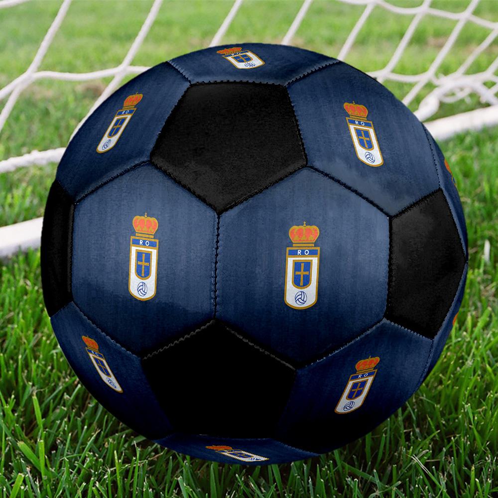 Real Oviedo Soccer Ball Colorful All Ages Machine Stitched PVC Competition Ready Durable High-Bounce.SIZE5