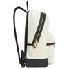 Bally Metal Hardware Letter Micro Logo Leather Backpack Unisex Backpack White 6304855