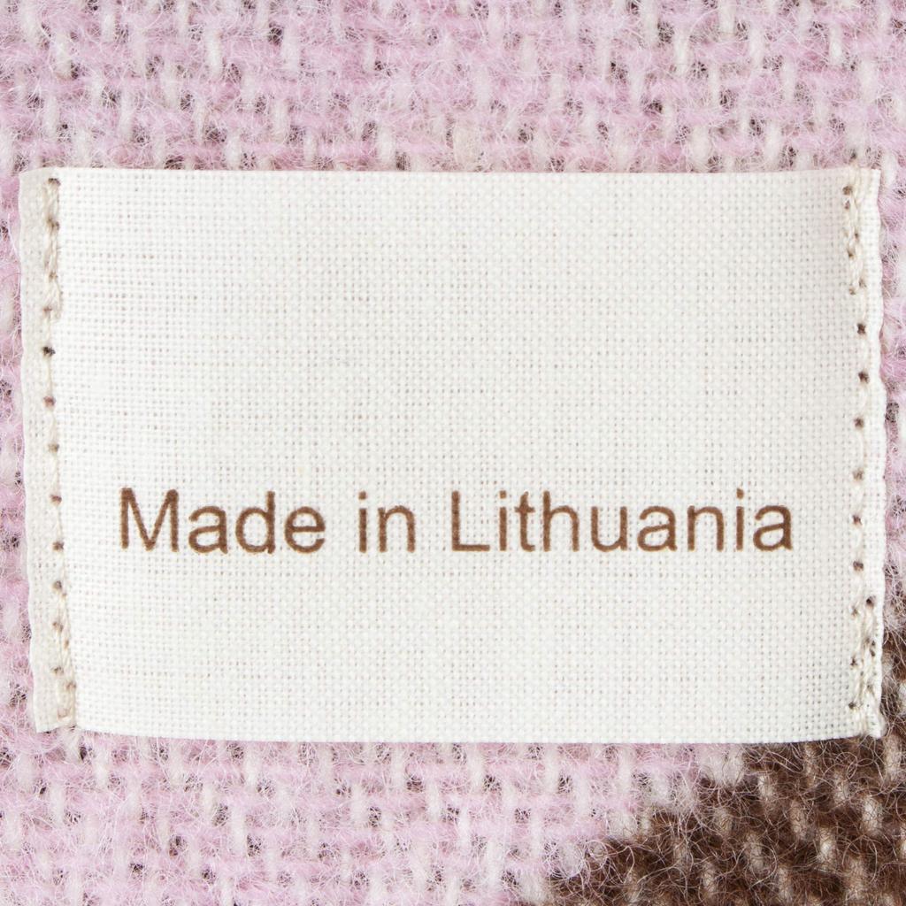 Namurataiseidou Sketch Blanket, Lithuanian Wool Blanket, Reversible, 100% Wool, 65 X 100 Cm