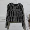 Fashion Yani Court Style Heavy Industry Bead Embroidered Short Jacket Women's Black Cardigan Performance Clothing Top
