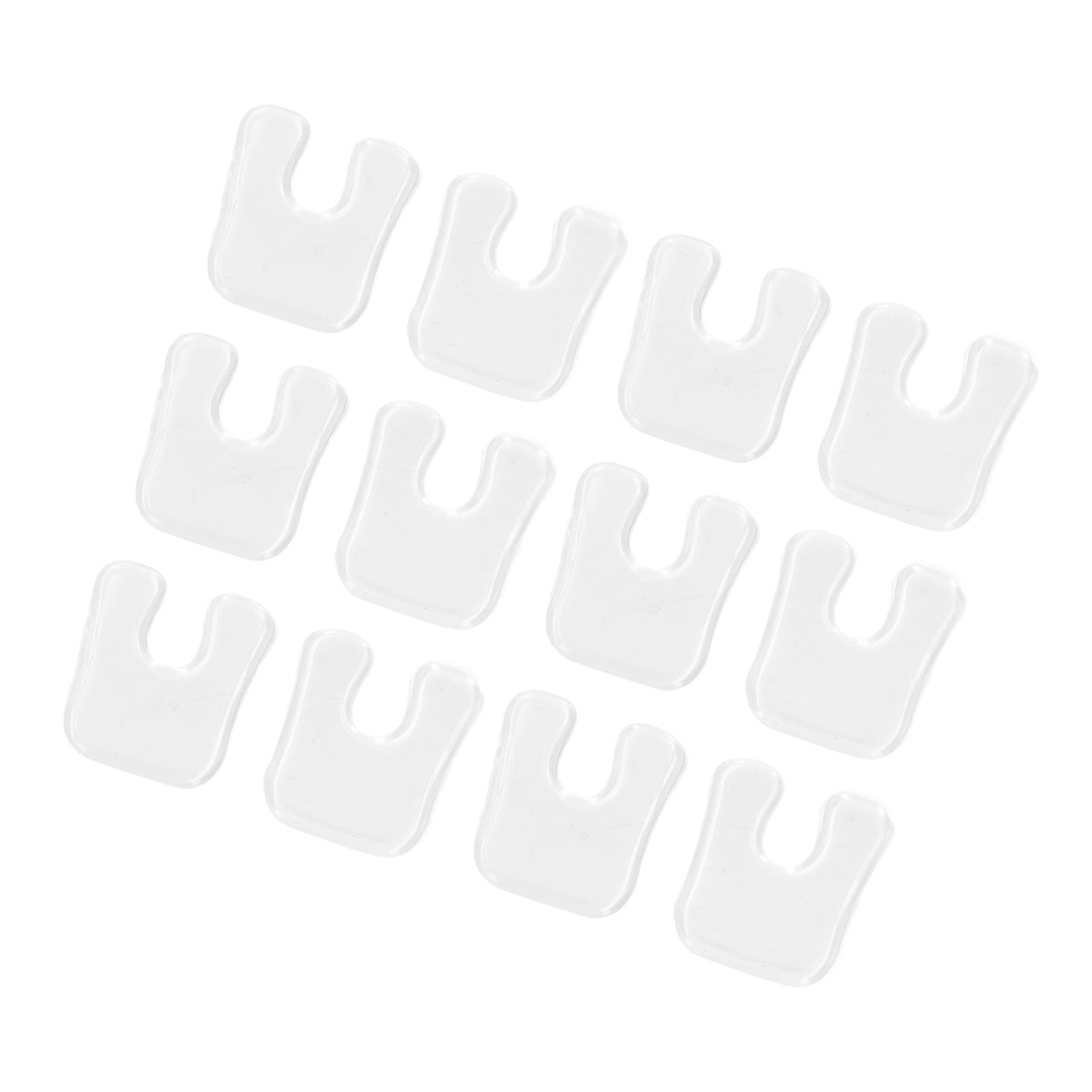 

6 пар подушечек для мозолей U-образные подушечки из пены для женщин и мужчин износостойкие амортизирующие уменьшают