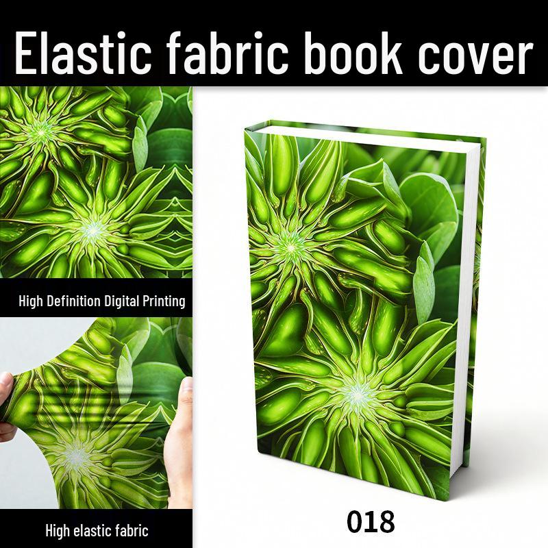 

Multi-Size Starry Sky Fabric Book Cover - Elastic, Dirt & Wear-Resistant Small Cover [18x24CM]