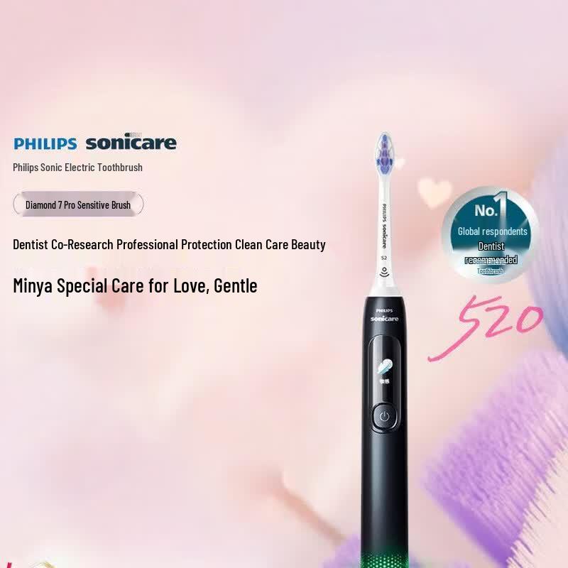 Электрическая зубная щетка Philips DiamondClean 7Pro, вилка CN (адаптер в комплекте)
