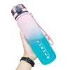 Leakproof Water Bottles with Filter Colorful Plastic Cup Motivational Drinking Sports Bottle for Fitnes Gym Outdoor