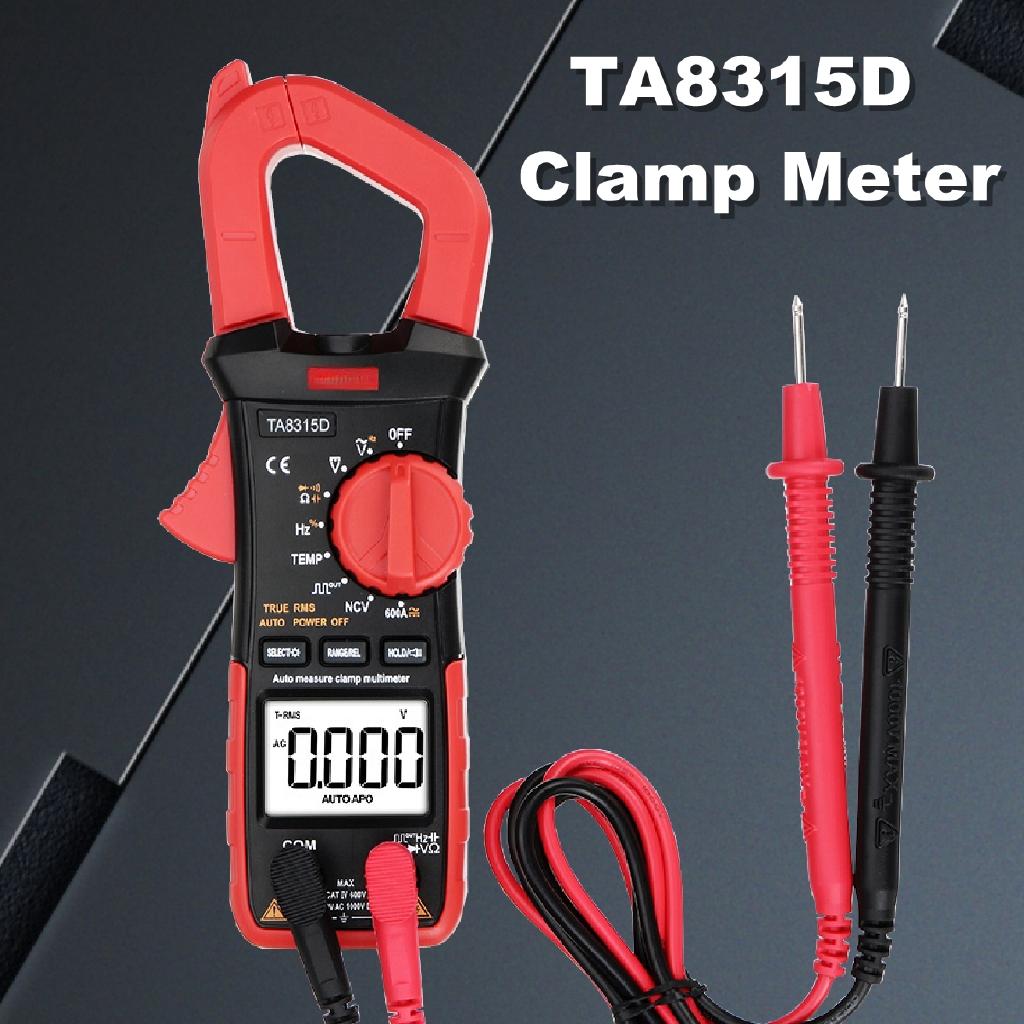 New Digital Clamp Meters AC/DC Current Voltage True RMS Mini Auto Range VFC Capacitance Non Contact Multimeter