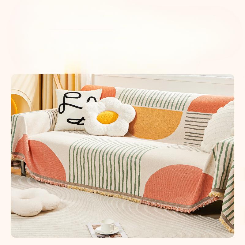 INS Style Sofabezug Bezug Stoff All-Inclusive Universal Sofakissen Four Seasons Universal Sofabezug Vollbezug Handtuch