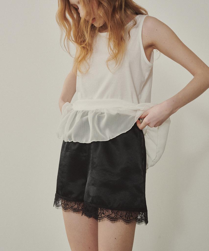 Melly And Rose Satin Lace Shorts (314808)