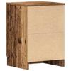 Nightstand with Vintage Wood Look 38 X 35 X 55 Cm Engineered Wood