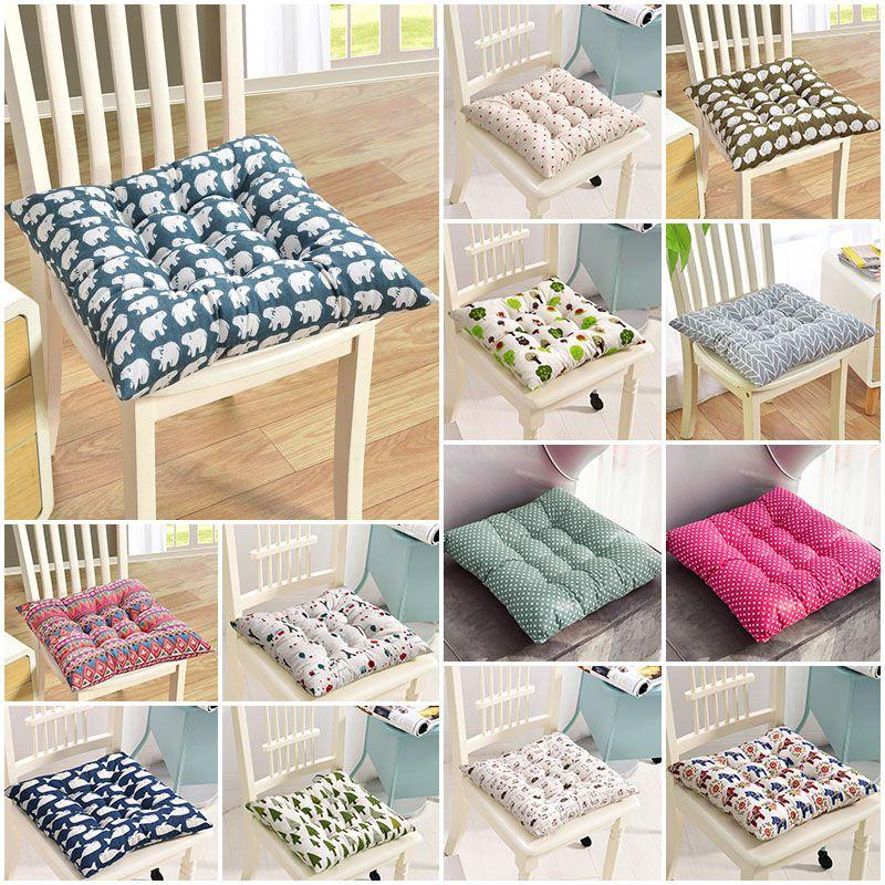 Stylish And Cozy Chair Cushion Pad With Tie-up For Living Room And Bedroom