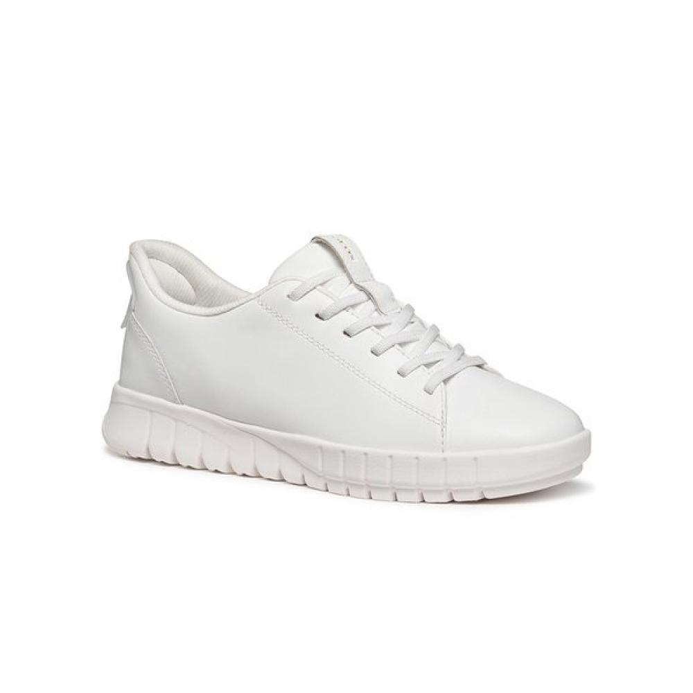 Geox Women S Comfort Sneaker flexStride pluS White 8gx7Sc6S9S