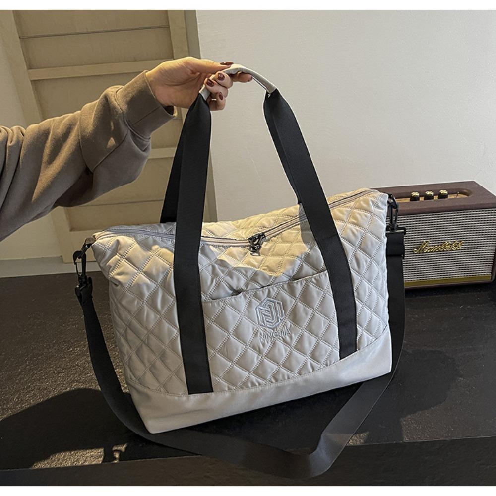 Premium Sense Large-capacity Travel Bag Sports Fitness Bag Short-distance Business Travel Bag Portable Messenger Yoga Bag