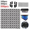 500-100pcs 18650 Lithium Battery Holder Hard Shell Anti Vibration Plastic Battery Bracket Cylindrical Batteries Stand Spacer DIY