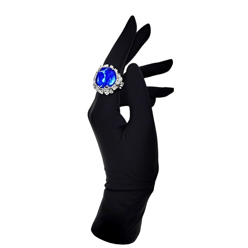 

Cos Special Gloves Two-Dimensional Animation Exhibition Teacher Student Costume Performance Elastic Sticker Hand Type Touch Screen Mobile Phone Black cos gloves (small hands) S