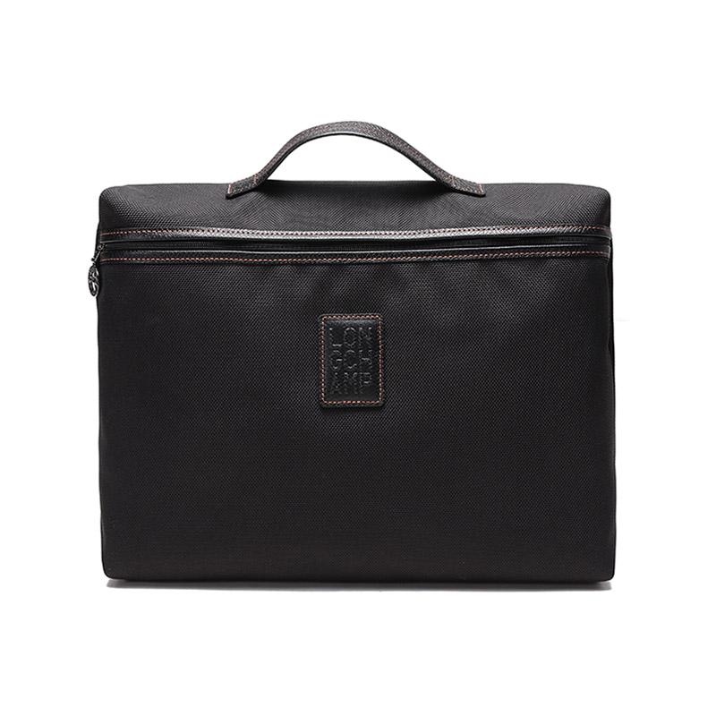 Longchamp Boxford 2023 Valentines Day Fabric Clutch Bag Unisex clutch bag Black 2182080001