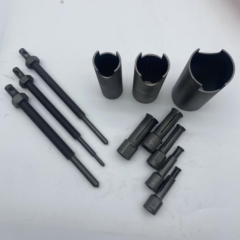 1/2" T-Type Air Impact Wrench Set: 8-Piece Pneumatic Hex Screwdriver & Socket Set for Auto Repair.