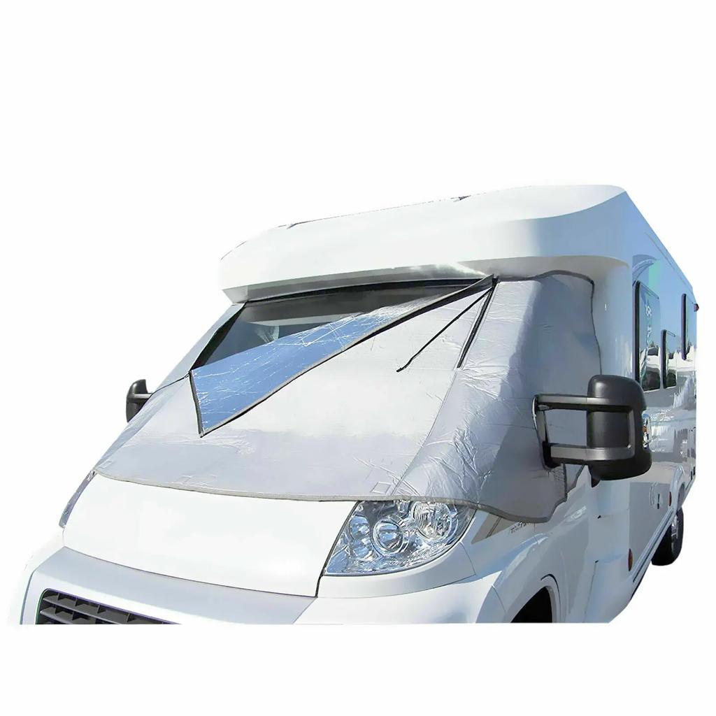 For Fiat Ducato Windshield Cover Motorhome External Thermal Screen Cab Cover Car RV Windshield Cover with Magnetic Sunshade