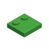 50pcs 33909 Tile Accessories DIY Plastic Plates Building Blocks 2x2 Modified Thin Bricks MOC Compatible Educational Toys for Kid