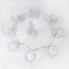 50Pc/Set Butterfly Napkin Rings Laser Cut Foil Paper Disposable Napkin Holder For Wedding Party Banquet Dinner Table Decor