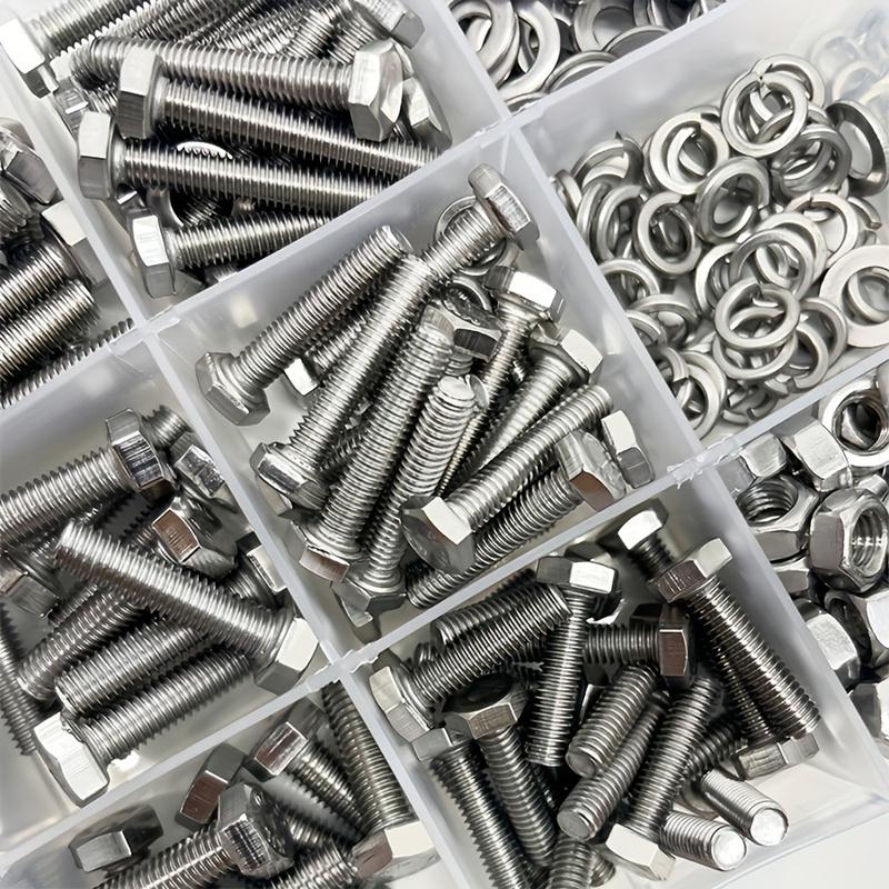 520-Piece Set M3M4M5M6 Stainless Steel Bolts Kit