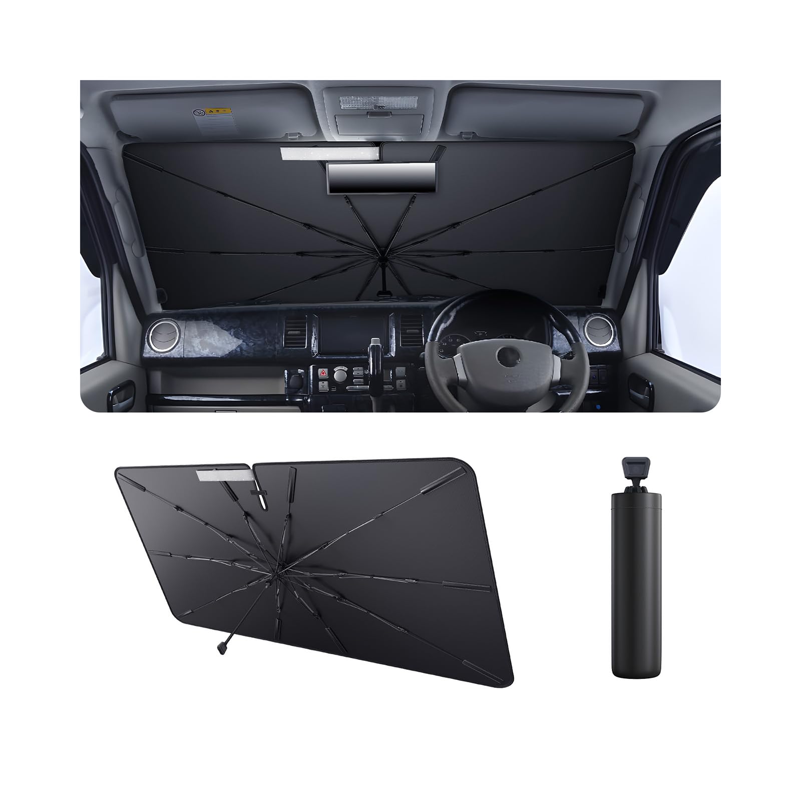 

LUWU Sunshade for Wagon and closes like an Every Accessories Every Wagon Custom Parts Umbrella-Shaped Every/Every DA17W/DA17V [Opens umbrella]