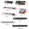 Heißer Autoaufkleber 3D Aluminium Auto Seitenkarosserie Heckklappe Emblem Dekoration Aufkleber für Mercedes Benz W204 W205 Amg W211 W212 W213 Sma