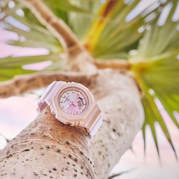 CASIO Women's G-SHOCK GMA-P2100SG-4AJF [G-SHOCK] Round Watch Pink Resin *Biomas Plastic