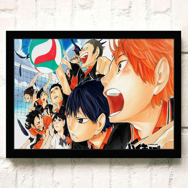 Japanese Sports Cartoon Anime Haikyuu Canvas Painting Posters and Prints Abstract Decorative Home Decor Cuadros