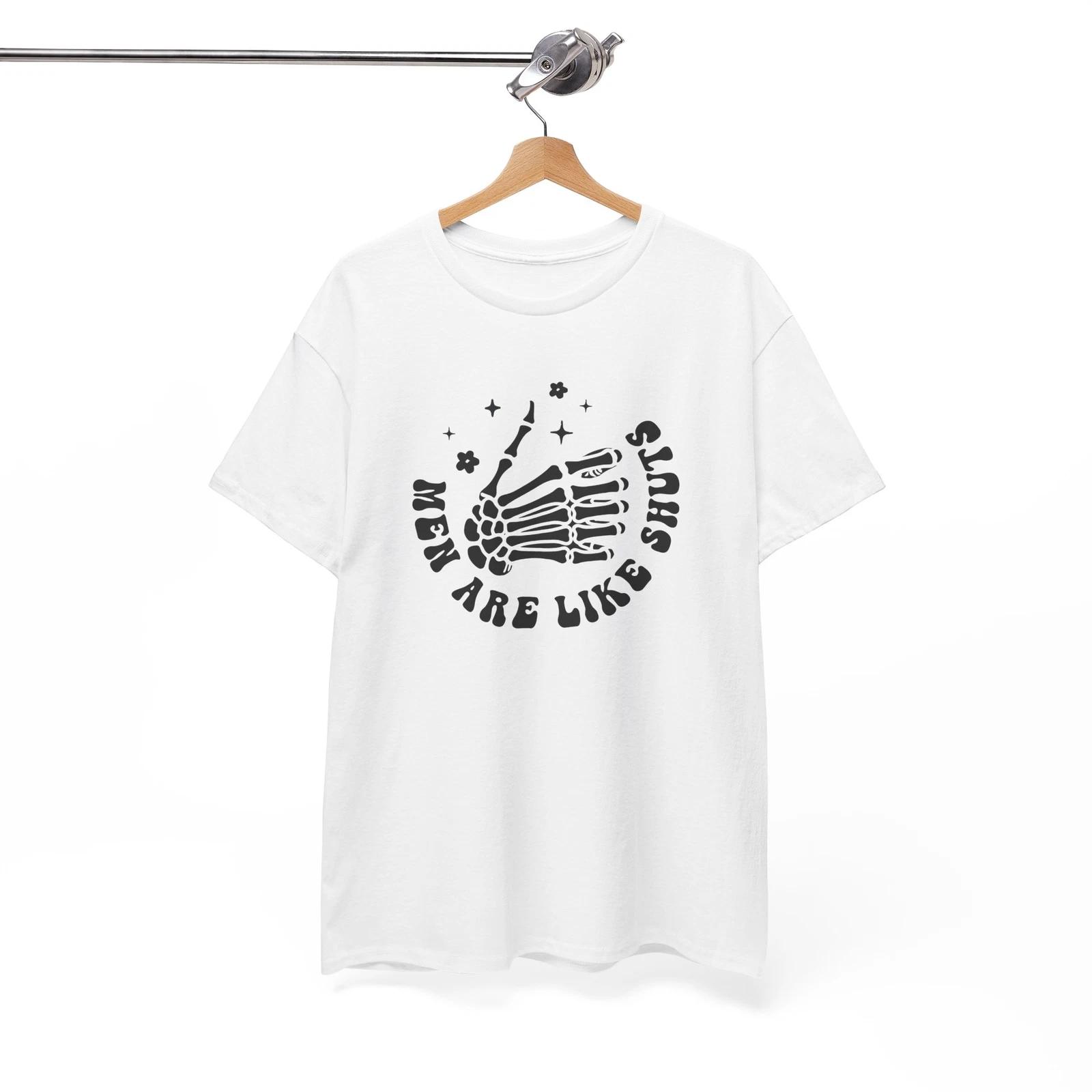 

Playful T-Shirt - Fun & Lighthearted Tee Men are like Shots Some go Down 3XL