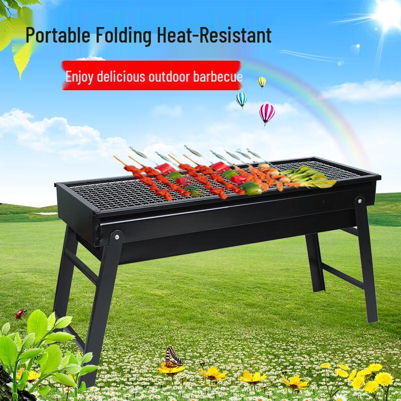Zhan Ren Zhe Bärbar Utomhus Hopfällbar Kolgrill