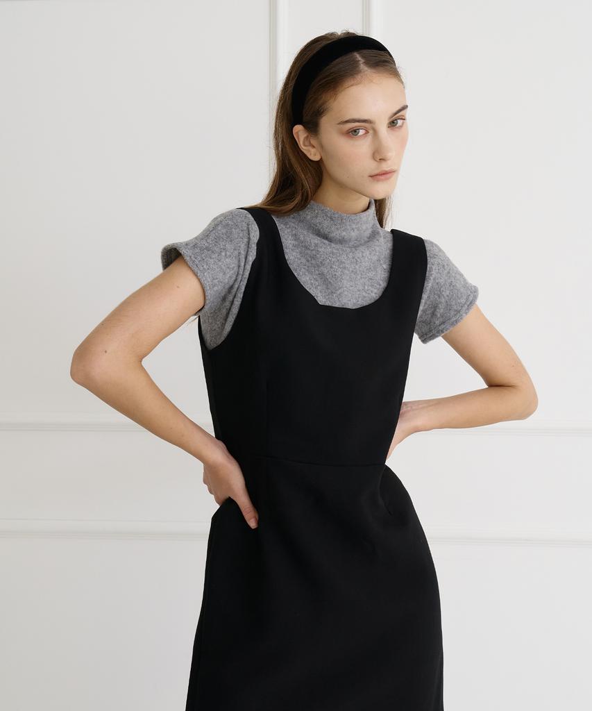 BIBYSEOB Sleeveless Long Dress Black [T44]