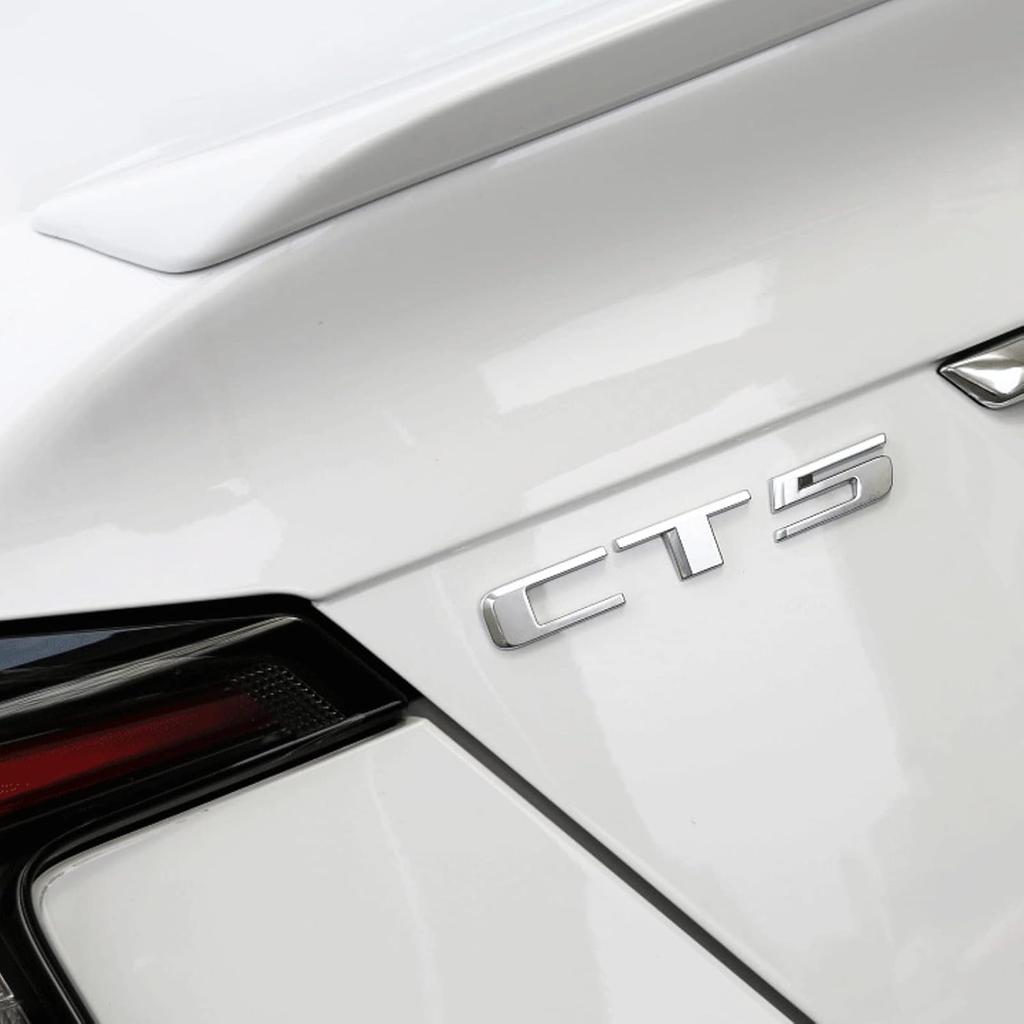 3D ABS Letter Badge Nameplate Rear Fender Trunk Emblem Sticker Accessories for Cadc XT4 XT5 XT6 CT4 CT5 CT6 XTS XT5