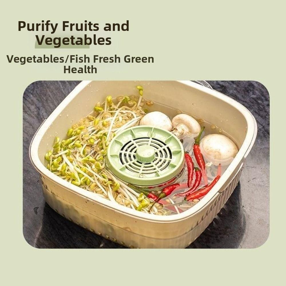 Automatic Rotation Electric Vegetable Washer Wireless Fruit Cleaning Machine Kitchen