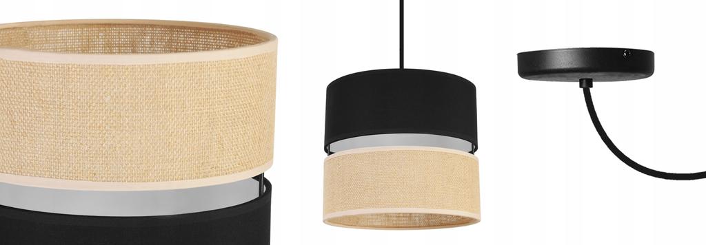 Ceiling Hanging Lamp, Lampshade 20 Cm, Black Spider