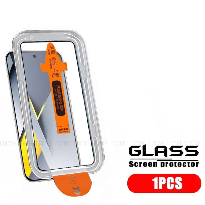 

Встановлення одним кліком без бульбашок Захисний комплект від пилу для Xiaomi Poco F8 F7 Ultra Pro Загартоване скло HD Захисна плівка від відбитків пальців For Poco F8 Ultra