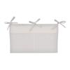 Baby Bed Organizer Hanging Storage Bag With Soft Fabric Material For Infant And Toddler Use