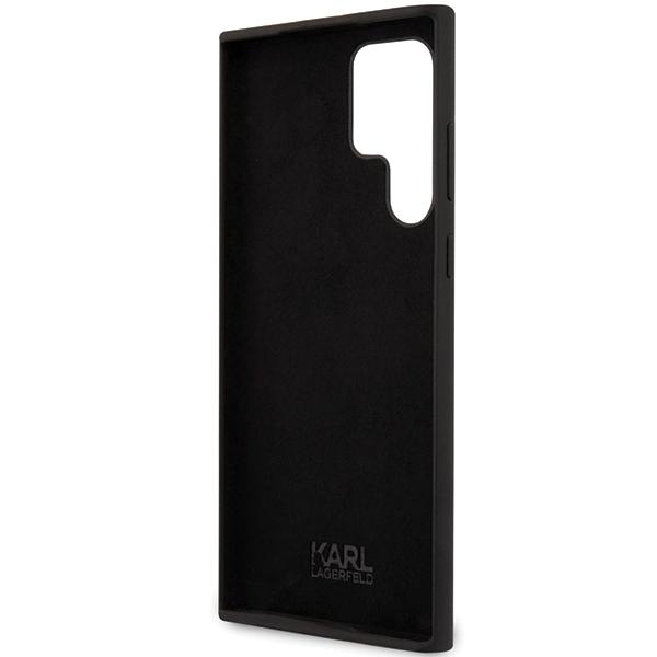 Etui do Samsung Galaxy S24 Ultra Karl Lagerfeld Silicone Ikonik Czarne