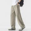 Lyocell Tencel Drop Linen Pants Men's Summer Thin Teen Loose Sports Casual Straight Pants Tide