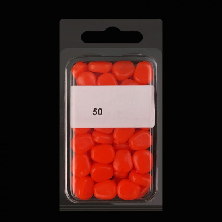 50ks/sada Soft Baits Simulace kukuřičných zrn Rybářské návnady s karasy s vůní kukuřice